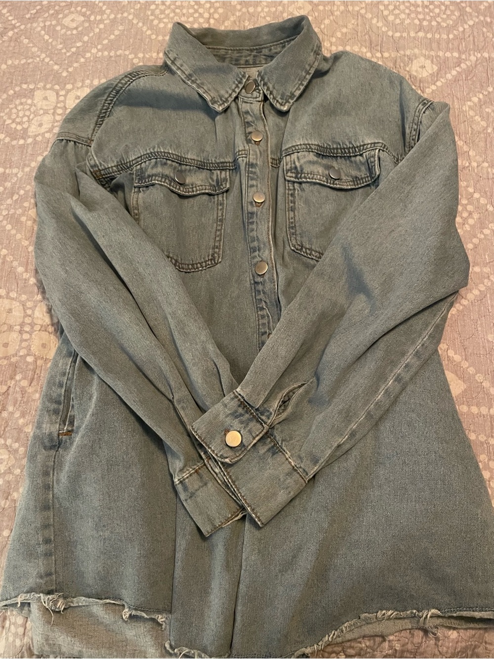 Amazon Light Blue Denim Jean Jacket